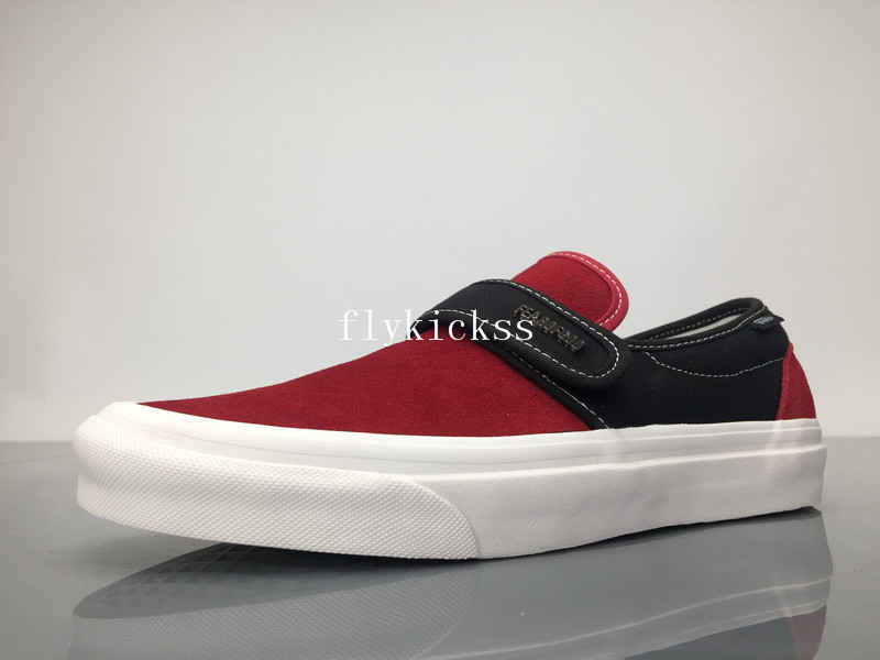 Fear of God x Vans Slip-On VN0A3MQ5NP4H Red